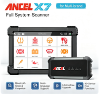 Escáner OBD2 Inalámbrico ANCEL X7, Herramienta de Diagnóstico Profesional de Sistema Completo, Control Bidireccional para Más de 86 Marcas de Autos