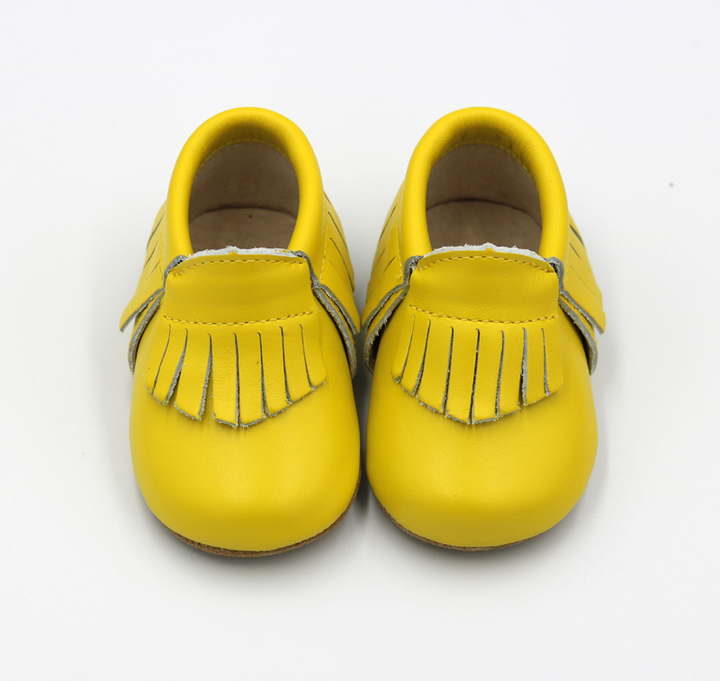 Туфли детские с бахромой, натуральная кожа, для новорожденных, 3 года