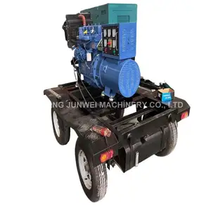 Produsen generator silinder tunggal Bison Tiongkok, generator diesel 7kw 7kva untuk rumah