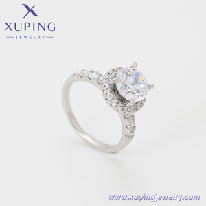 A00916125 xuping ジュエリー ファッション エレガント 高級 プラチナメッキ ロマンチック 婚約指輪 女性用 - Product Image 5