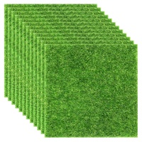 Gazon artificiel en plastique haute densité AGGrass - Gazon synthétique - Tapis durable, doux et écologique pour l'extérieur et l'intérieur - Jiangsu