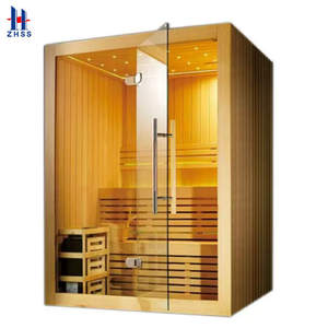 Riscaldatore a infrarossi 2 persona camera stufa moderno Computer pannello di controllo legno tipo cicuta carbonio Sauna con 2025 solido vendita calda casa - Product Image 5