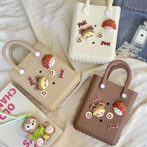 Bolso de mano para mujer, tipo Eva, para playa, con orificios, DIY, producto superventas en comercio electrónico, bolsa de almacenamiento, impermeable para exteriores, bolso cuadrado pequeño - Product Image 3