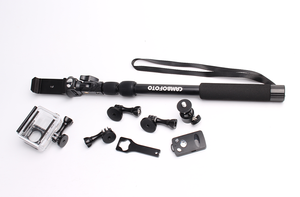 Thời Trang Du Lịch Selfie Stick Monepad 1/4 Với Bộ Chuyển Đổi Chân Máy Điện Thoại Thông Minh - Product Image 6