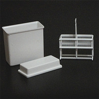 24 Pieces Slide Staining Rack PP Material Microscope Insert of Antigen Retrieval Box