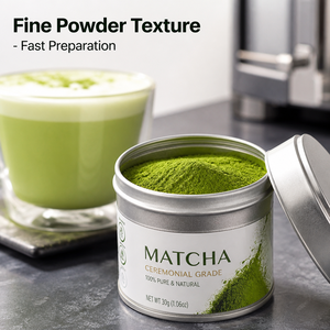 Premium Organic Matcha Green <b>Tea</b> Powder Ceremonial Grade Support Custom <b>Tin</b> Packaging And Private Label OEM Service - Product Image 4
