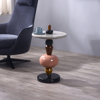 Tables basses nordiques accent moderne tables d'appoint de luxe meubles de salon Table basse en bois de noyer