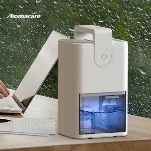 Removedor de agua y aire barato Mini escritorio <span class=keywords><strong>silencioso</strong></span> hogar 1000Ml <span class=keywords><strong>deshumidificador</strong></span> compacto con mango - Product Image 1