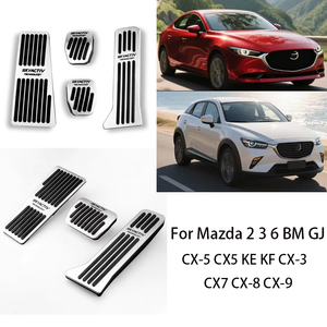 Para Mazda 2 3 6 CX-5 CX5 KE KF CX-3 CX7 CX-8 CX-9 Axela ATenza Kits Interior Do Carro Acelerador Pedal Apoio Para Os Pés Brake Clutch Pad - Product Image 5