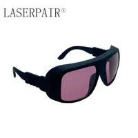Lunettes de sécurité laser Alexandrite OD5 + 755nm Lunettes de protection laser Diodes OD6 + 808nm avec certification EN207