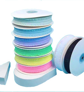 Hengda Factory Hot Sale <strong>Elastic</strong> Band Sewing <strong>Ruffle</strong> <strong>Edges</strong> <strong>Elastic</strong> Ribbon <strong>Double</strong> <strong>Edge</strong> <strong>Ruffle</strong> Trim - Product Image 4