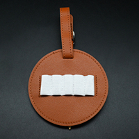 Porte-tee de golf en cuir PU marron à boucle élastique, prix d'usine, pour enfants, accessoires de golf