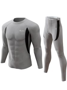 Sous-vêtements thermiques <span class=keywords><strong>pour</strong></span> hommes, caleçons longs doublés en polaire, équipement <span class=keywords><strong>de</strong></span> chasse, ensemble haut et bas, <span class=keywords><strong>couche</strong></span> <span class=keywords><strong>de</strong></span> base <span class=keywords><strong>pour</strong></span> temps froid, cadeau - Product Image 2