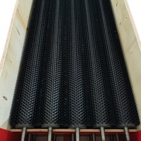 Voedselveilige cilindrische borstelrol 155mm diameter metalen handvat op maat gemaakte export nylon borstelharen JXY merk voor fruit en groenten