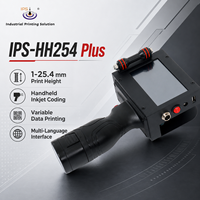 Imprimante de codage portable HP TIJ IPS-HH254 Plus jusqu'à 70 m/min avec impression de 1 à 8 lignes