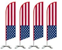 Pas cher Sublimation 100% Polyester Durable 180X60CM Publicité Promotionnelle Drapeaux Nobori Personnalisés Avec Sangles pour L'extérieur