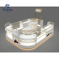Kiosque moderne pour boutique de bougies, stand de vente de parfums, kiosque de vente au détail de bougies parfumées pour centre commercial