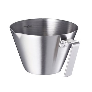 Home Barista 2/3 Pack Edelstahl Espresso Messbecher 2 Unzen Kaffeetassen mit Metall griff - Product Image 3