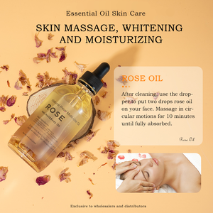 Venta al por mayor a granel Aromaterapia SÉRUM perfumado natural masaje aceite de Rosa esencial para la piel cara para Spa - Product Image 3