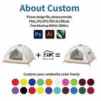 Tente hamac double couche à ouverture rapide, étanche, pour camping, randonnée et expéditions, confectionnée avec précision