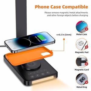 Lámpara de Escritorio LED Plegable con Carga USB, Control Táctil, Regulable, Protección Ocular, para Lectura, Estudio, Oficina, Dormitorio, Mesita de Noche - Product Image 5