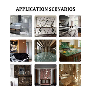 Panel de Pared de Piedra Natural de Mármol Negro SUCCESS A21, Encimera de Cocina y Baño, Tocador de Baño - Product Image 4