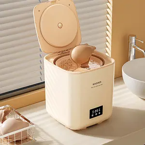 Mini lavadora automática antibacteriana de carga superior para ropa de bebé con secadora