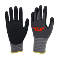 Gants de travail en nitrile micro-mousse légers, résistants à l'huile et à l'usure, respirants, flexibles, avec une adhérence sûre, pour la manutention générale