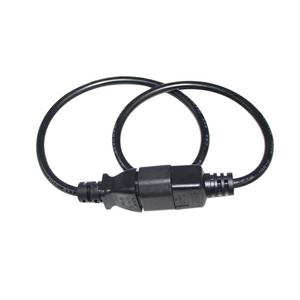 IEC 320 C14 để C13 + NEMA 5-15r 2ft Y Splitter Cáp ip11 máy tính điện cắm dây với 2-Way Splitter - Product Image 3