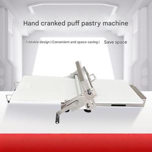 Machine à rouler la pâte manuelle, laminoir à pâte feuilletée à manivelle pour boulangerie-<span class=keywords><strong>pâtisserie</strong></span> - Product Image 1