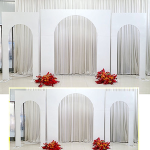 FURUN Design Big Arch <b>Stand</b> Metal <b>Backdrop</b> Stage Frame for Wedding Party Event Decoration - Product Image 1