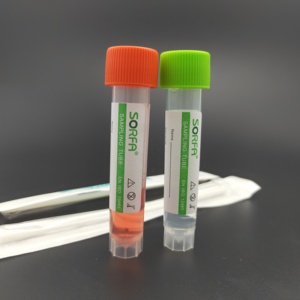 Viral transport kit nasal sampling swab vtm plastic tube and swab - Product Image 3