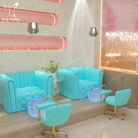 Chaise de pédicure personnalisée chaise de spa canapé de pédicure avec barre de manucure