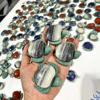 Jingfa Crystal Vente en gros de cristaux naturels en vrac, pierres de guérison, figurines de tortue de mer, sculptures en cristal, statues de tortue, artisanat en cristal