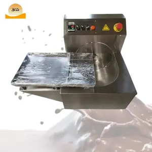 Kleine Schokoladen schmelz maschine Donut beschichtung maschine Kommerzielle automatische Schokoladen temper ier maschine