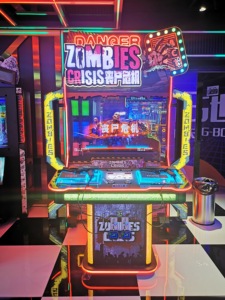 Máquina de disparos de simulación multifuncional para interiores Zombie Crisis que funciona con monedas, juego de Arcade, entretenimiento de construcción de Metal - Product Image 5