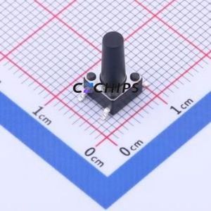 K2-1102SP-Q3SC-04 Tactile Switch SMD-4P,6x6mm Switch 1.8N Vertical Mount 6mm 6mm - Product Image 1