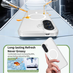 Funda Delgada Mate de PC+TPU de 2.0mm para <span class=keywords><strong>Samsung</strong></span> A57, 2400G, Magnética, Anti-Aceite, Resistente a Impactos - Product Image 5