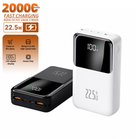 Chargeur portable HYTO avec logo personnalisé, double USB, écran LED, charge rapide, Power Bank 10000 mAh, Power Bank 20000 mAh pour téléphone portable