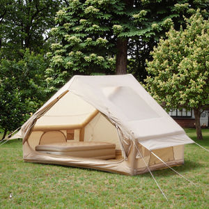 Aufblasbares wasserdichtes wind dichtes 4 Seasons Oxford Luftzelt für Camping Einfache Einrichtung Handpumpe Mesh Kamin fenster Komfortables Zelt - Product Image 3