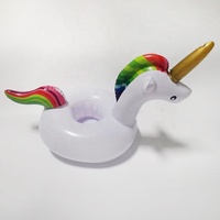 Tasse de buveur de flotteur gonflable de piscine personnalisée pour les décorations de partie de support potable