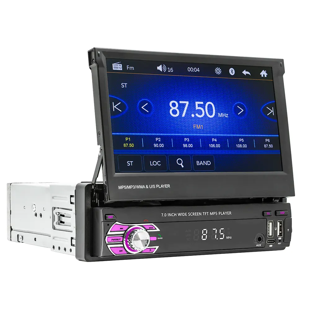 Model listrik pemutar Audio DVD // MP5 /AUX/ USB/Blue-tooth Player ke dalam satu Unit dengan pengendali jarak jauh IR nirkabel
