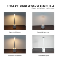 Lampe de Table Led Portable et moderne, couleur OEM Offre Spéciale, commande tactile en métal de haute qualité