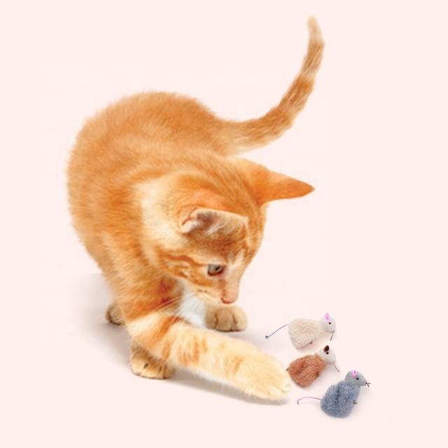 Factory Wholesales Pet Chewing Toy Cat Accessories Pet Supplies Cat Plush Toy for Interactive Playing