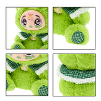 Figurine en peluche personnalisée Chibi avec peinture faciale sur mesure, tenue en peluche, articles de collection pour les vendeurs de jouets