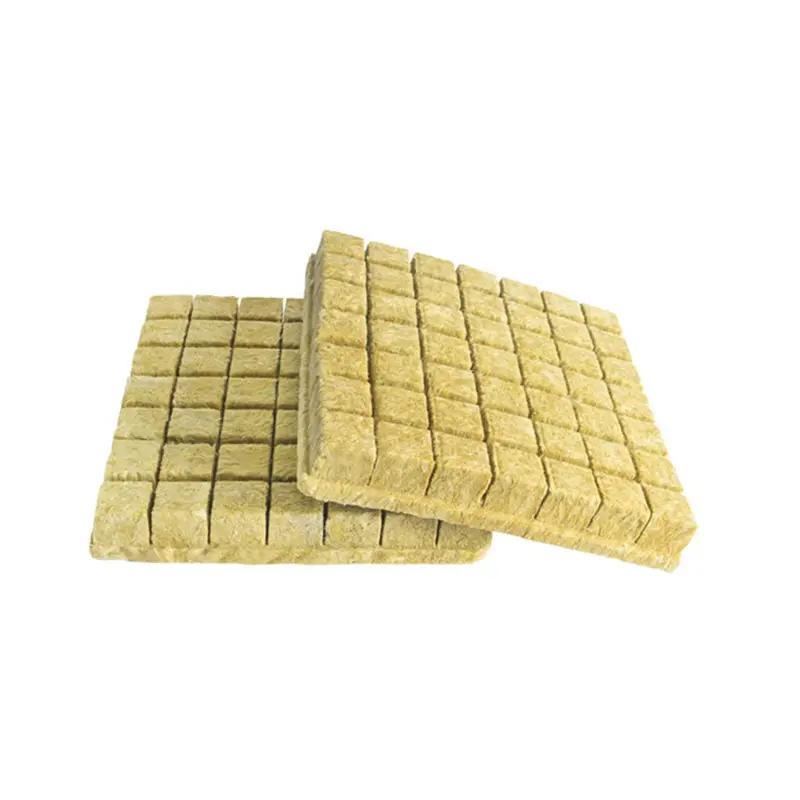 Modern 3x3x4cm Agricultural Growing Media Hydroponic Rock Wool Cubes Basalt Insulation Material Warehouses Thermal Insulation