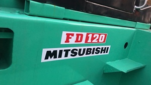 Original <b>Used</b> Japanese Mitsubishi FD120 7 Ton Diesel Engine Forklift for Retail with Factory Inspection Ready - Product Image 3