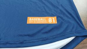 Maillot de baseball à sublimation personnalisée à haute élasticité à séchage rapide 2 boutons, col en V, vêtements de softball cousus respirants - Product Image 5