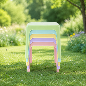 Plastic Restaurant Commercial Outdoor <b>Dining</b> <b>Table</b> Foldable Stackable <b>Extendable</b> Lightweight Durable Waterproof Furniture Garden - Product Image 1