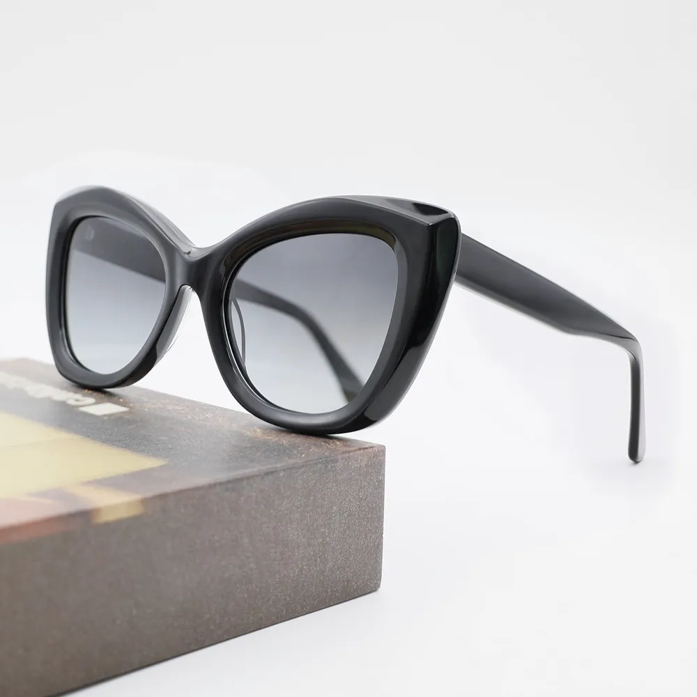 Figroad 2024, recién llegados, gafas de sol para mujer, venta al por mayor personalizada, gafas de sol de acetato Mazzucchelli para hombre